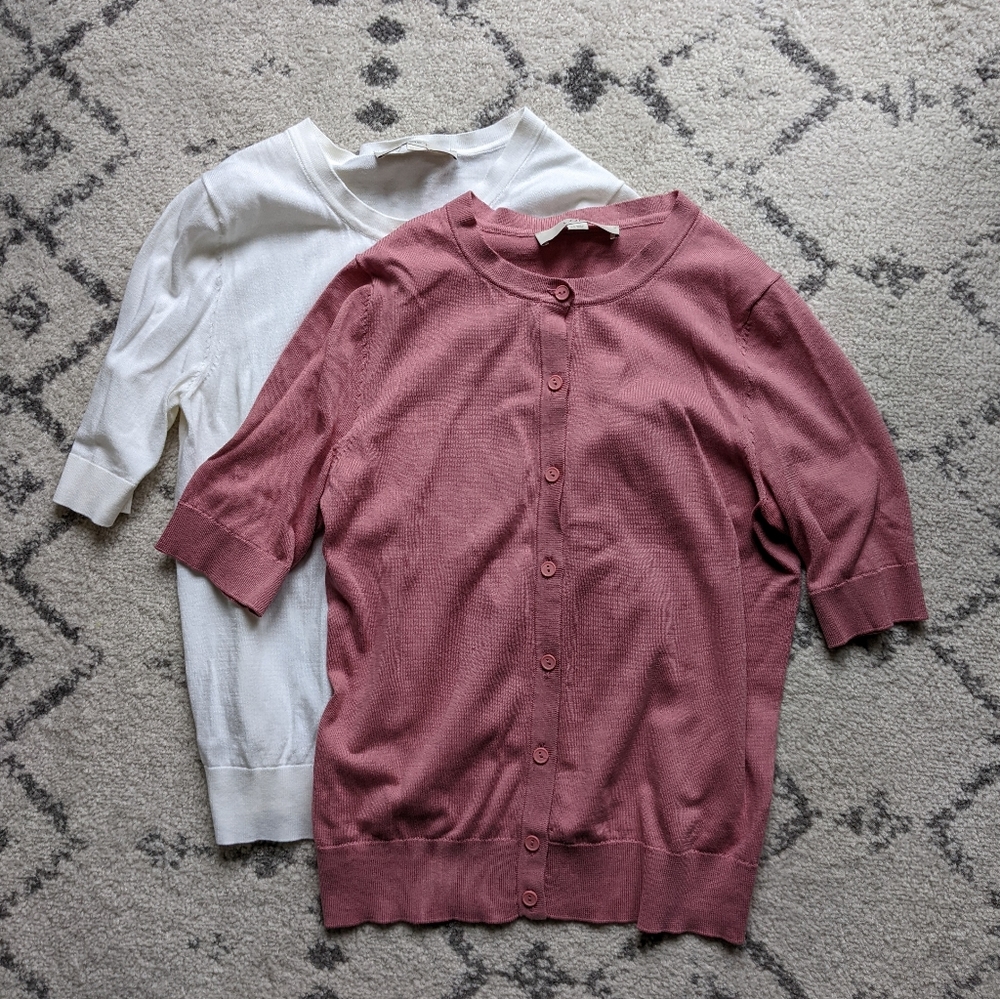 LOFT short sleeve cardigans